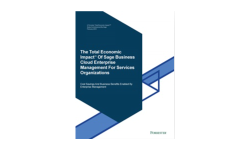 サービス組織向けのSage Business Cloud Enterprise ManagementのTotal Economic Impact™